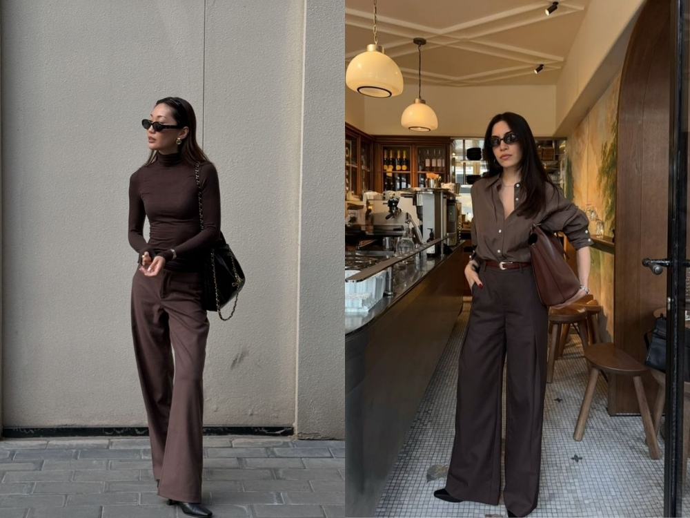 What color pants to wear with a brown shirt? 5 ways to match for an “it-girl” look
